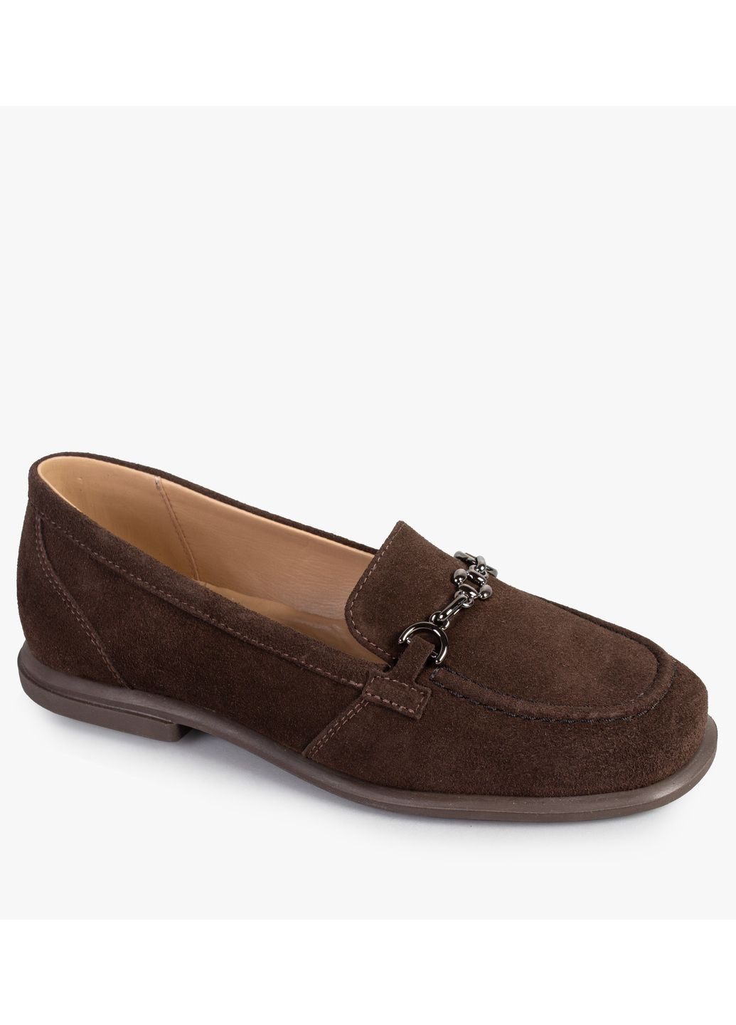 ModaMilano Туфли лоферы женские бренда 8200696_(1) коричневый з натуральная замша, украина — демисезон (334443591)