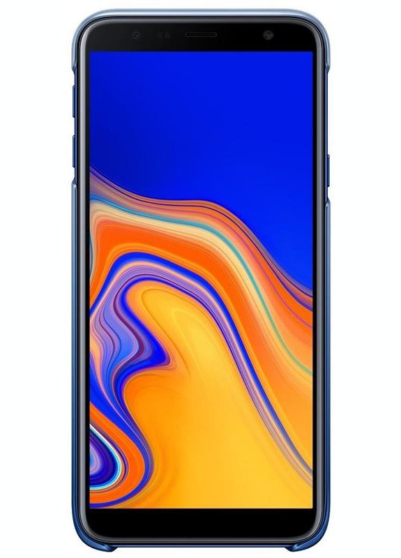 Чехол-накладка Gradation Cover для Galaxy J4+ SM-J415 Blue (EF-AJ415CLEGRU) Samsung (341488199)