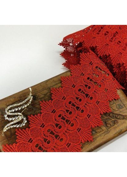 (1 метр) Кружево макраме 9 см цвет - черный (23 м-Y12169-5) Plus-plus (352744027)