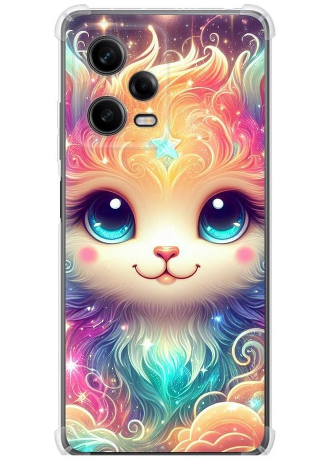 Силикон с усиленными углами чехол 'Сказочный котенок' для Endorphone Xiaomi Redmi Note 12 Pro 5G (296582696)