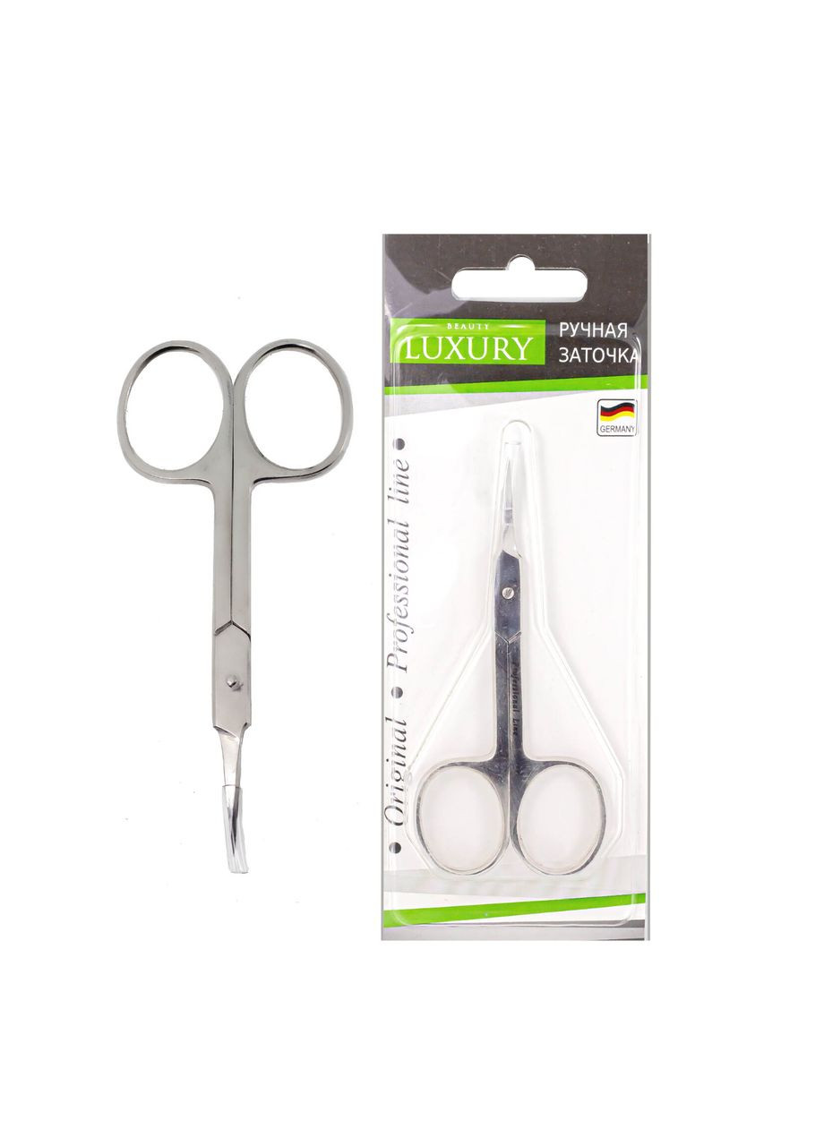 Ножиці для видалення кутикули манікюрні вигнуті HM-07 Beauty LUXURY (338426432)