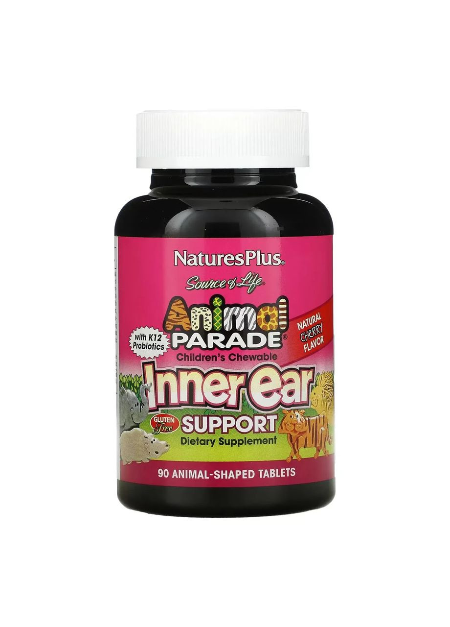 Поддержка внутреннего уха, жевательная таблетка, 90 шт. Nature's Plus (361118583)