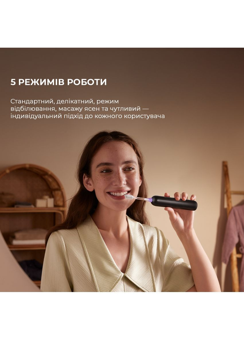 Зубна електрощітка Fresh Black (ATB13A-BK) Mova (370621113)