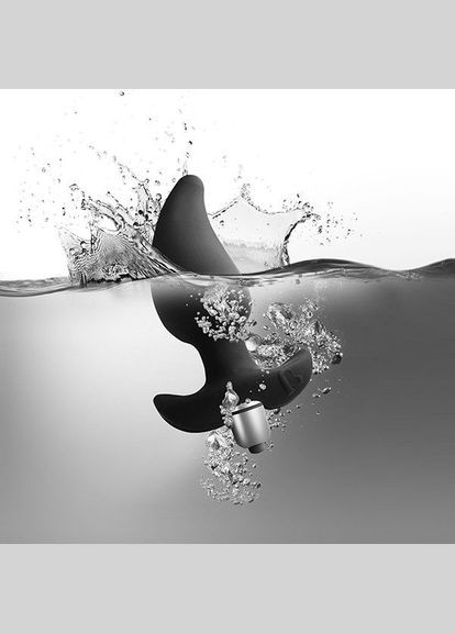 Анальний вібростимулятор Rocks Off Butt Quiver Black, стимуляція простати, макс. діаметр 4,3см Rocks-Off (298576550)