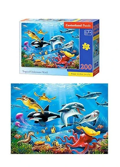 Пазлы 200 "Подводный мир" Castorland (387344972)