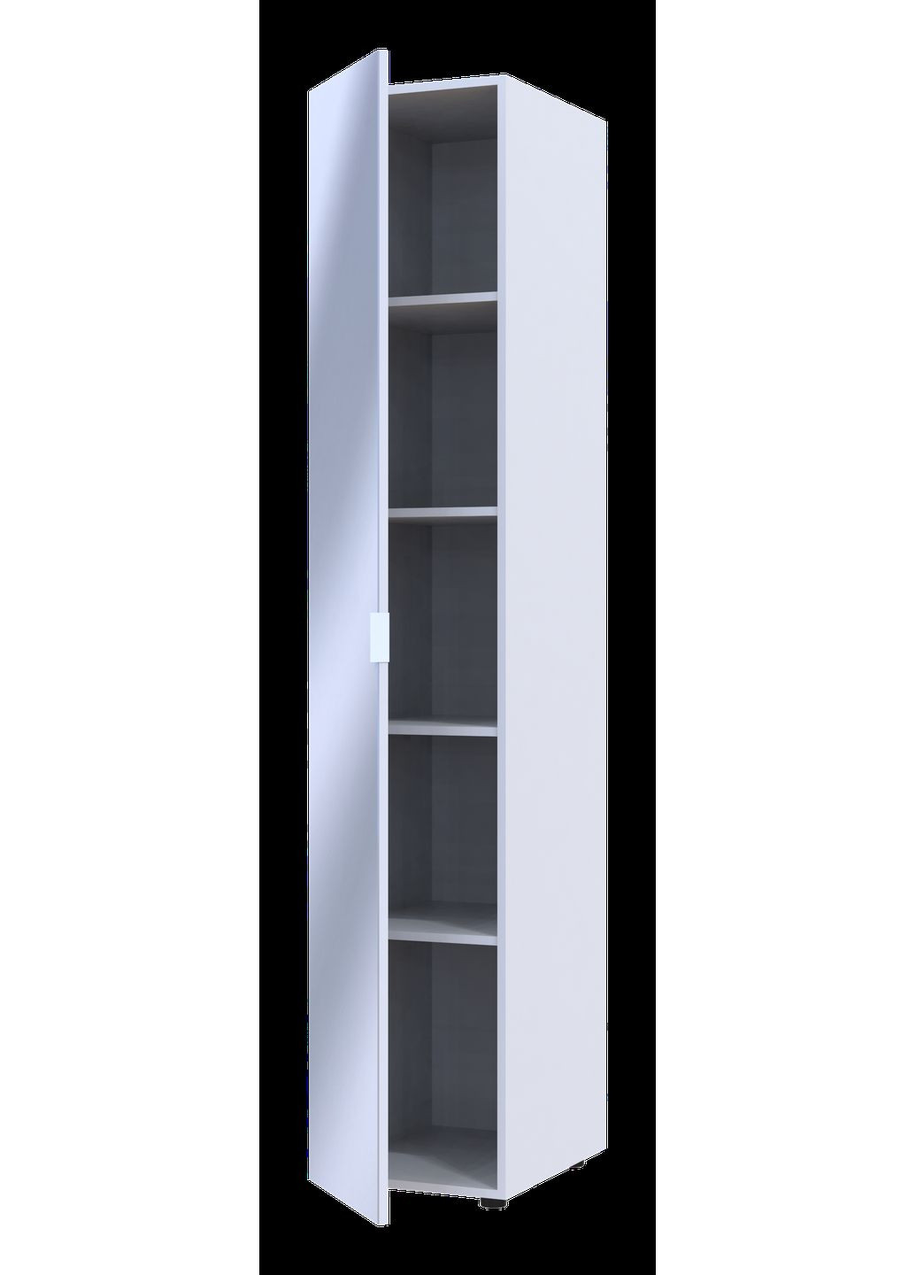 Шкаф-пенал с зеркалом Гелар 39х49,5х203,4 см (DRS-011129) Doros (346533077)