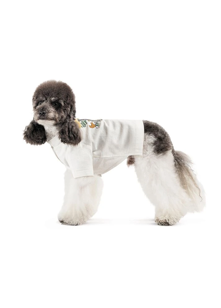 Вышиванка для собак Ostap бежевая с вышивкой размер Pet Fashion (395729899)