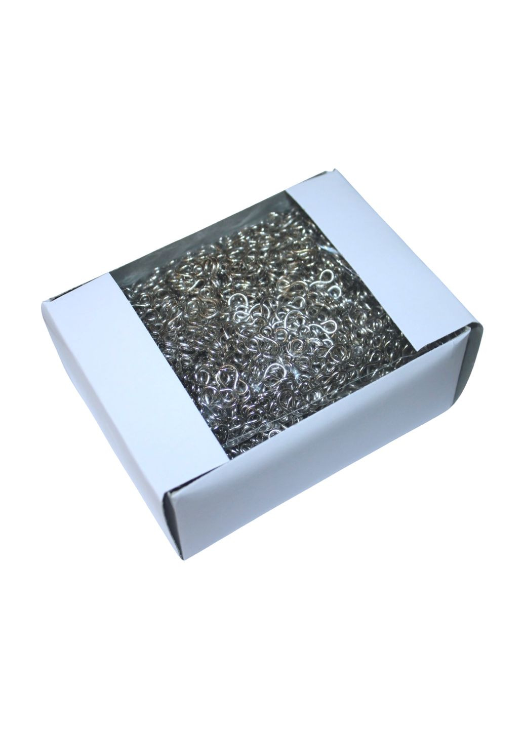 Гачки пришивні сріблясті №4/22мм/880пар FROM FACTORY KRY (339104754)