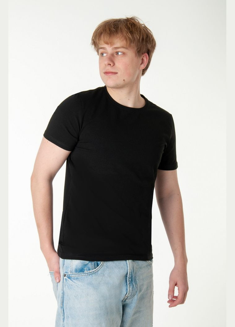 Черная футболка мужская 08-3140-83 темно-бирюзовый Авекстекс