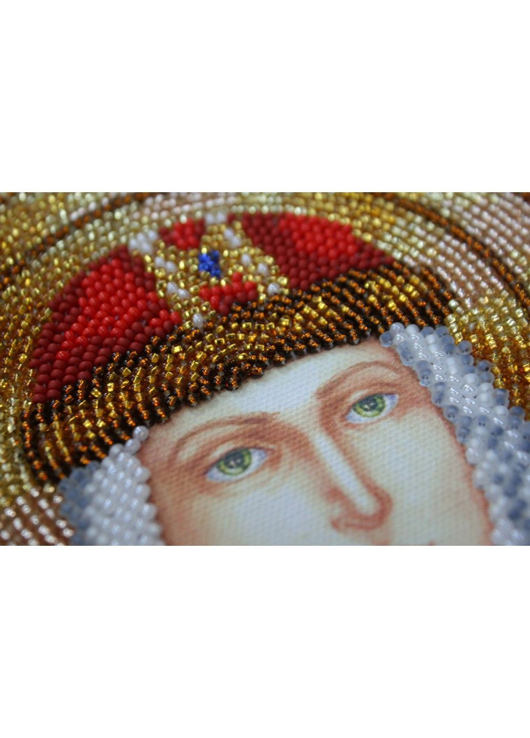 Набір для вишивання бісером на натуральному полотні Свята Іуліанія (Уляна) часткова викладка 30х23 см No Brand (333165635)