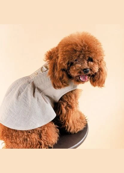 Сарафан для дівчаток Miya світло-сірий (*) Pet Fashion (323153687)