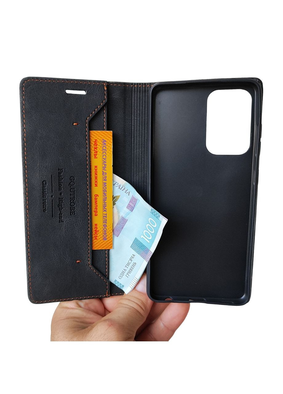 Чохол-книжка під нубук для А52\A52s Чохол книжка на самсунг а52(SM-A525) чорний Samsung (327877826)