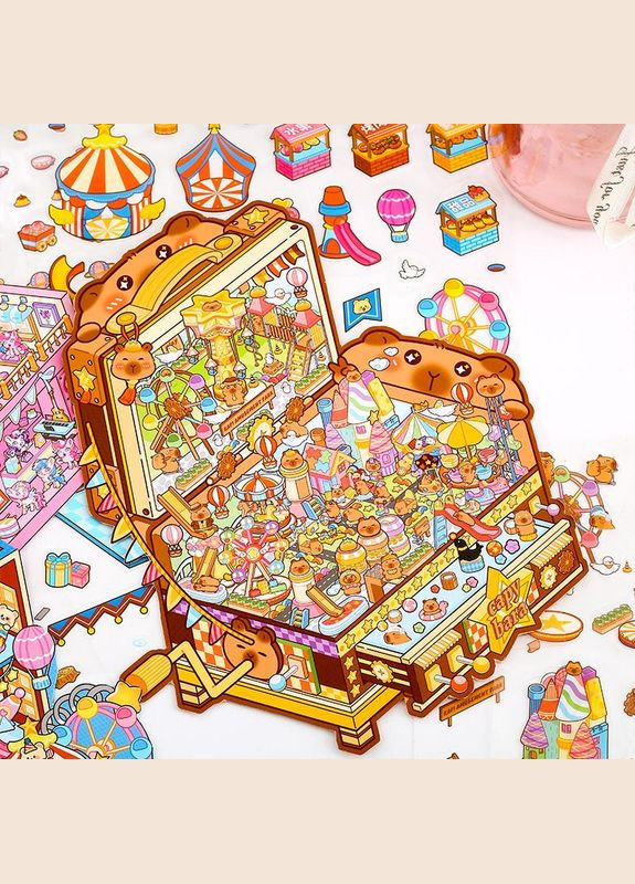 Великий румбокс – наклейки, набір для творчості "Веселий парк розваг" No Brand (328958157)