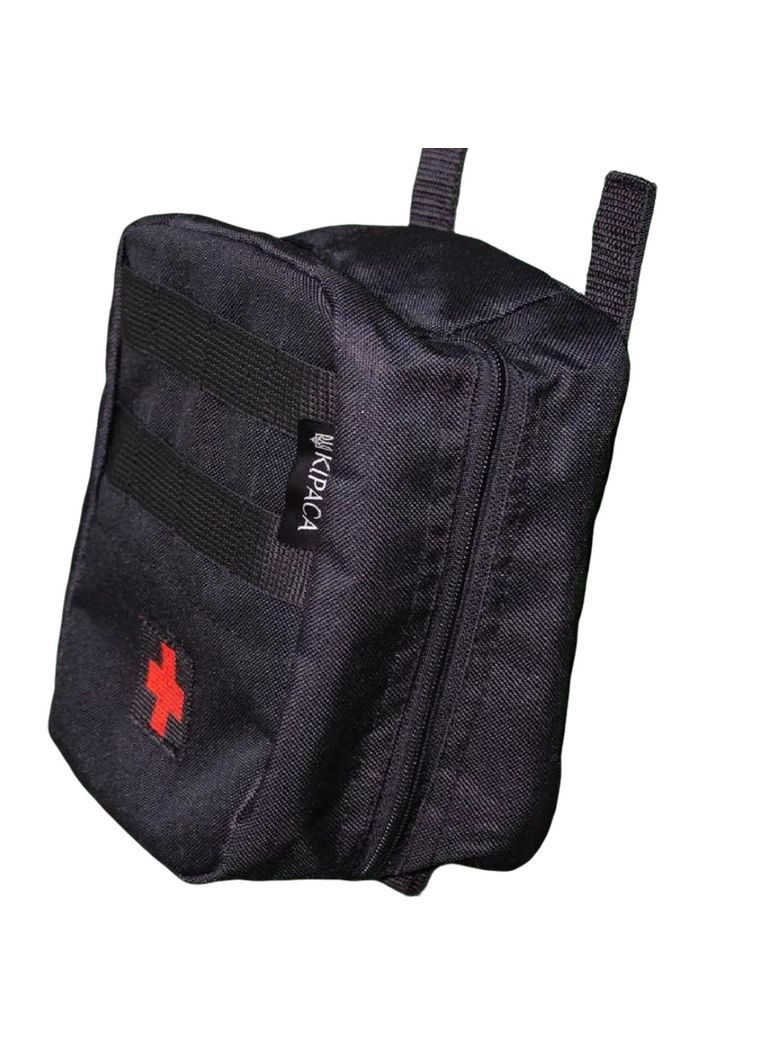 Аптечка військова тактична KI-273 15х20х10 см чорна КІРАСА (372706386)