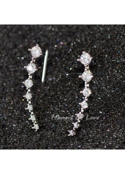 Сережки Доріжка cріблясті No Brand (277819634)