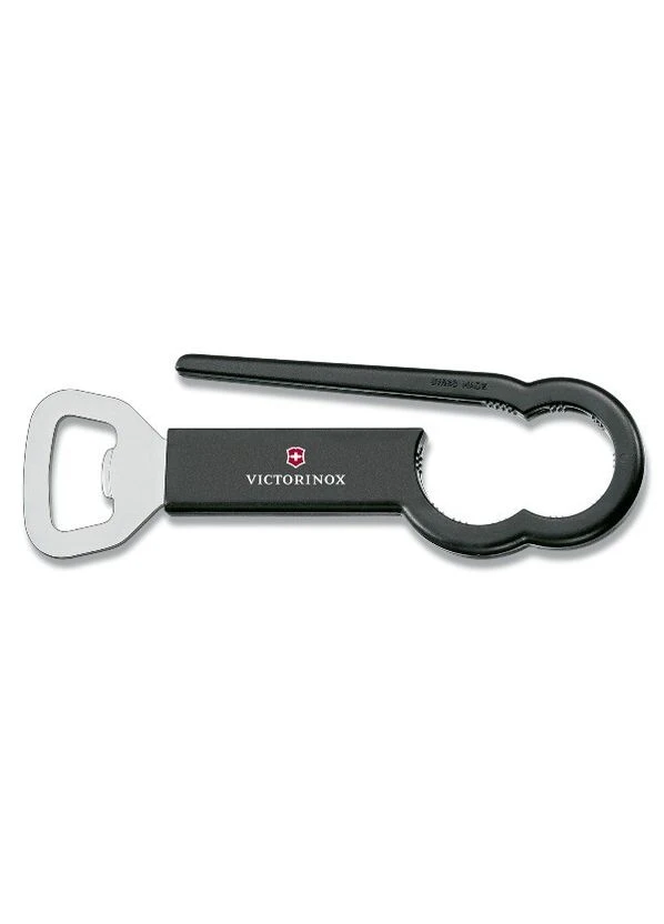 Відкривачка для пляшок універсальна, чорна, з нержавіючої сталі Victorinox (394043408)