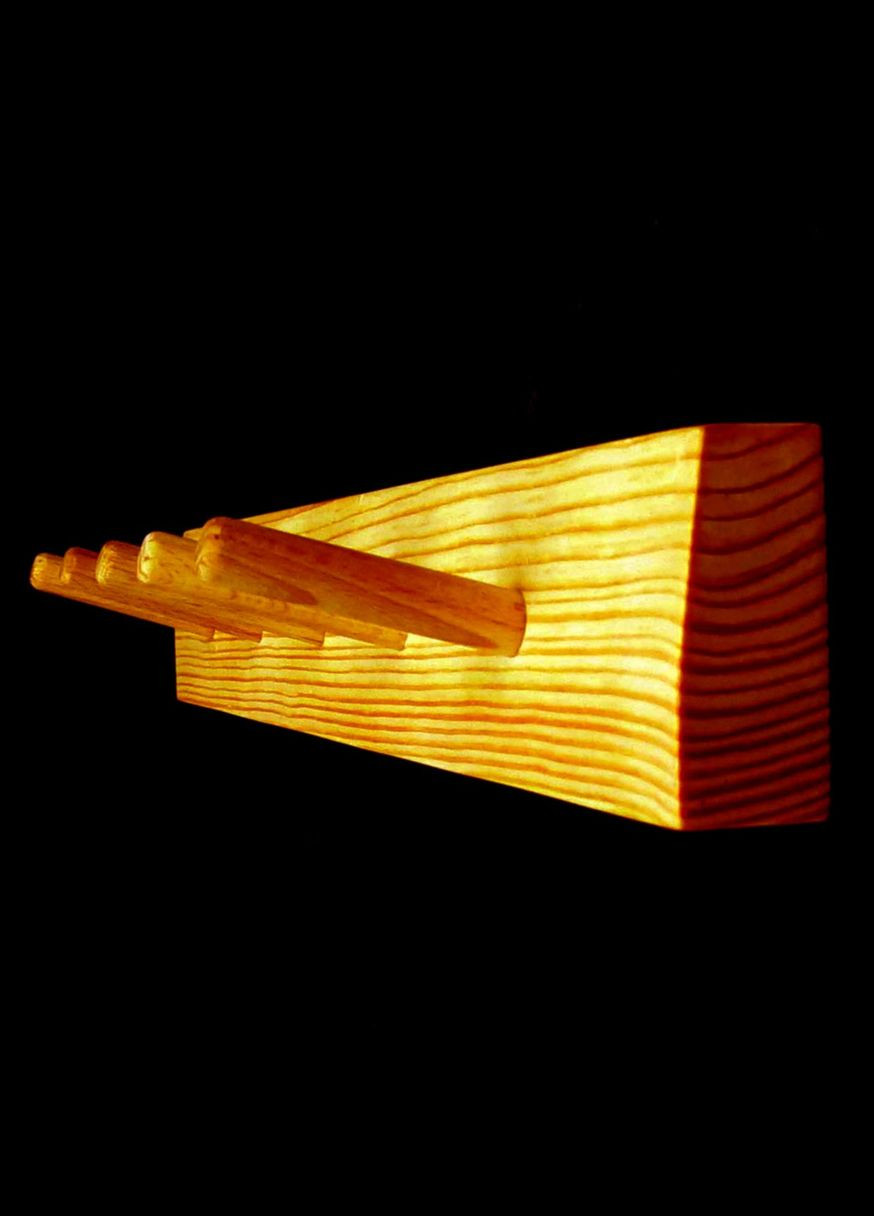 Вешалка для сумок из дерева Масана 5 карри (ВСУ-500203) No Brand (327860801)