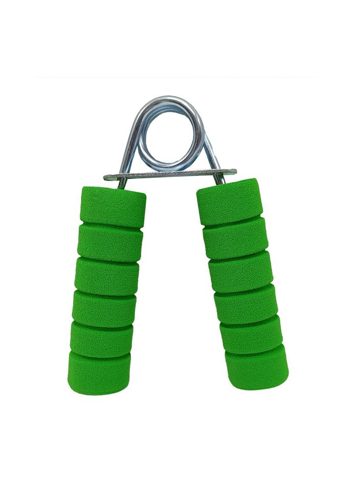 Кистевой эспандер пружинный с регулируемой нагрузкой, эспандер для разминки рук и кисти Зеленый Bambi (361669696)