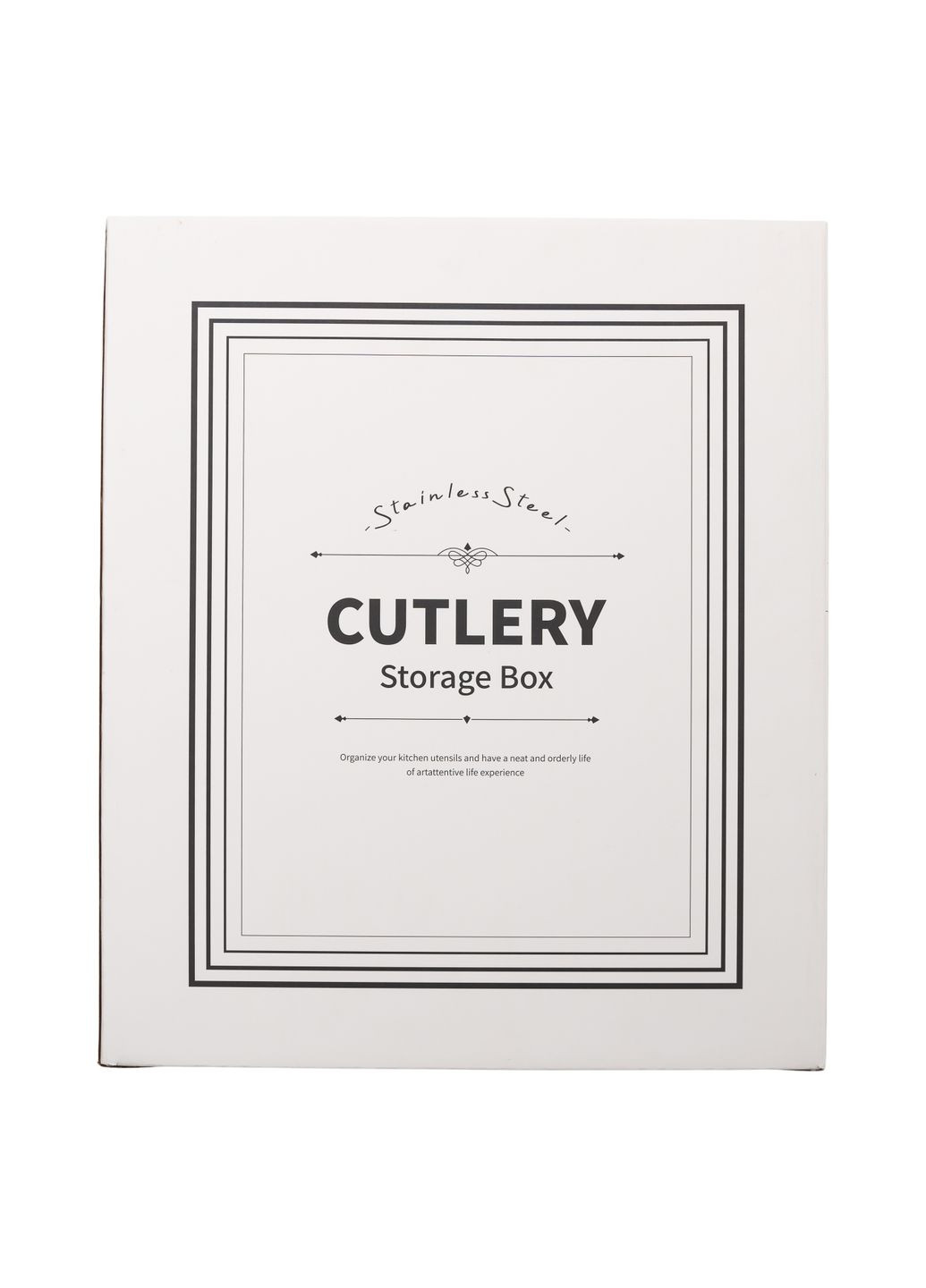 Набор столовых приборов из нержавеющей стали на 6 персон с органайзером. Yiwu (358649601)