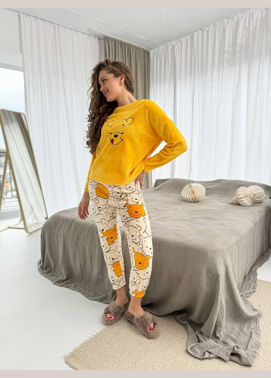 Желтая зимняя пижама женская желтая xs (2734) GT