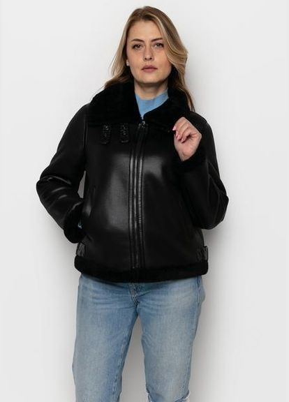 Дубленка 88-89693-67-SA Черный YB03 SAM Samange (308389975)