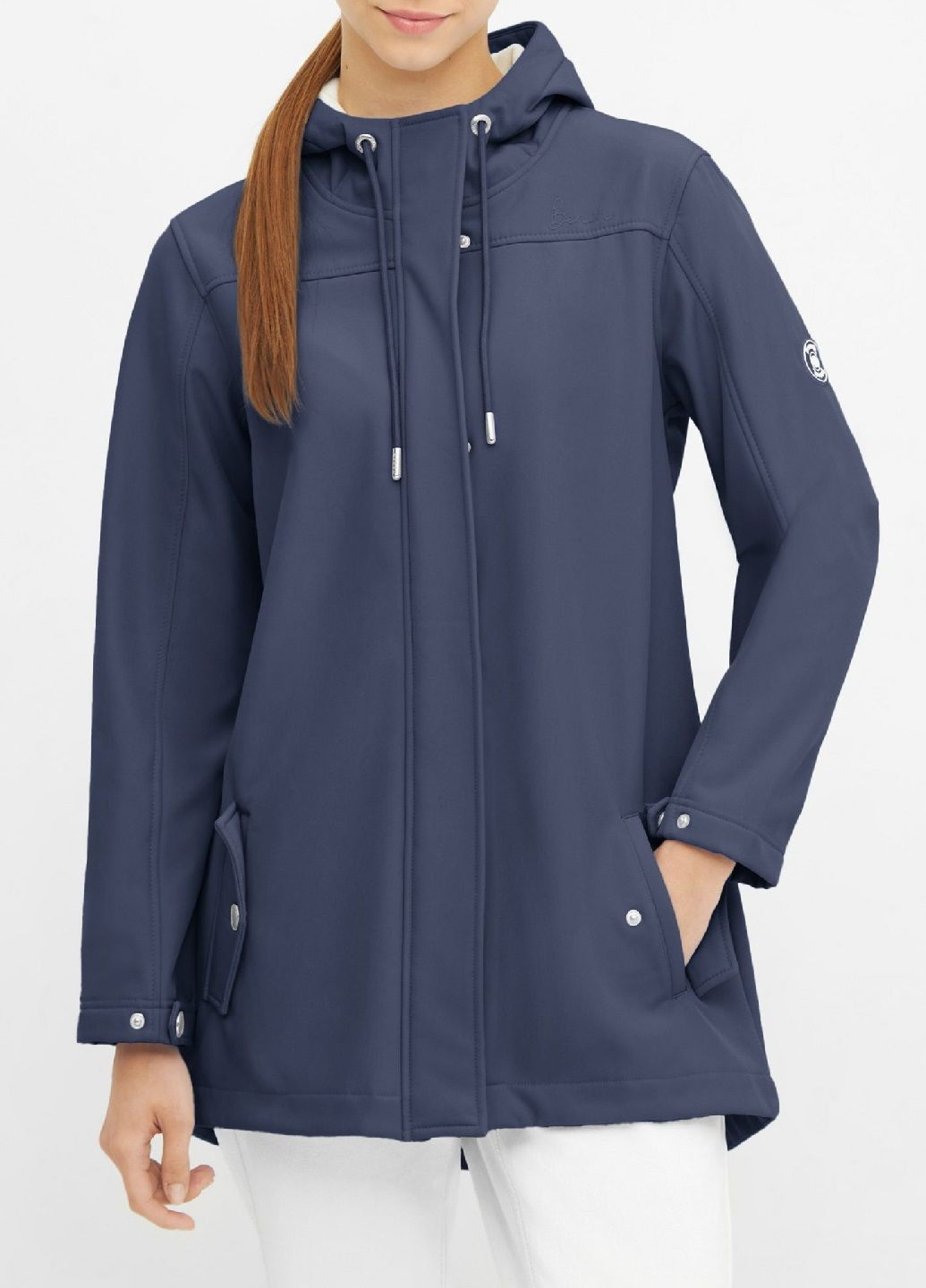 Темно-синяя демисезонная куртка Bench