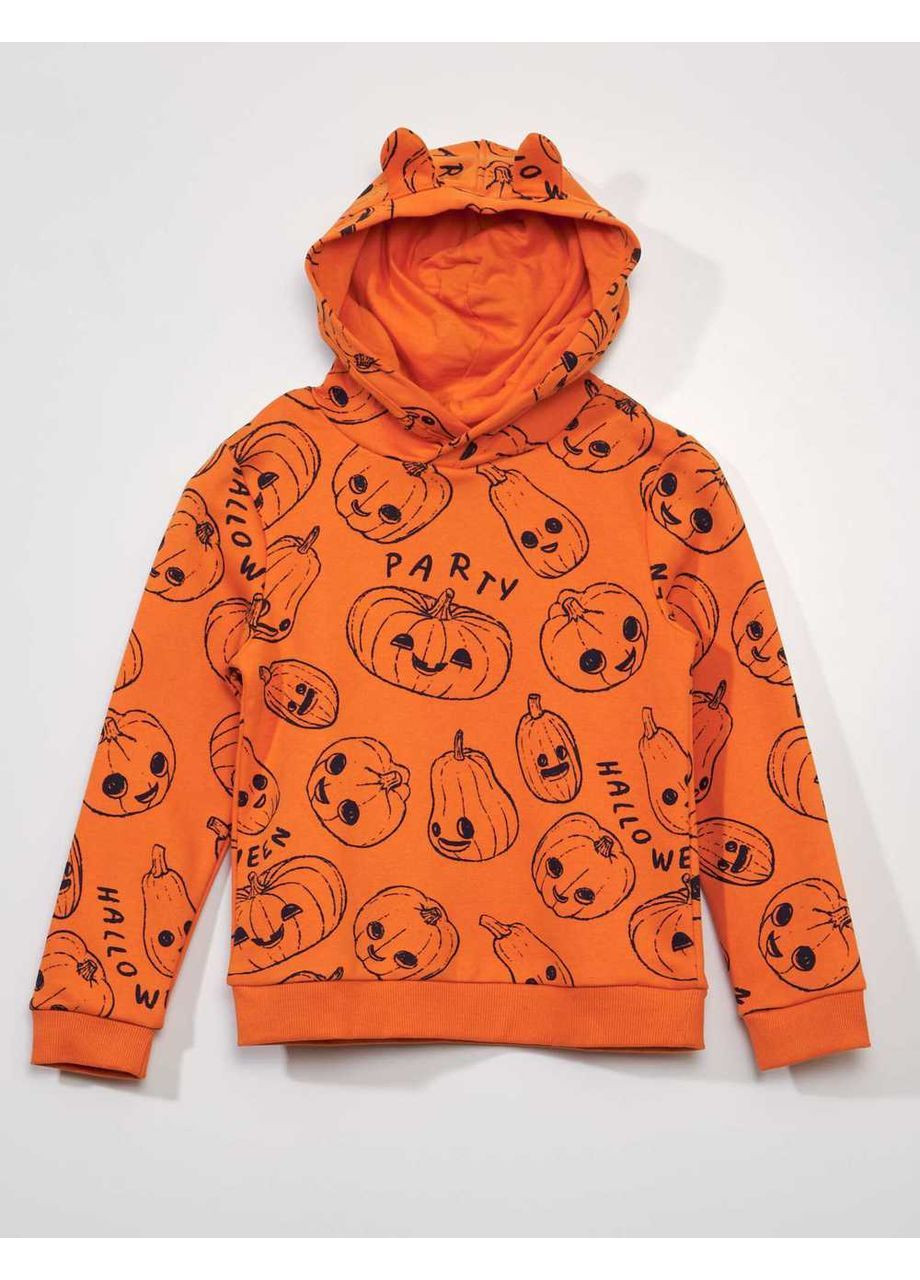 Худі фліс,помаранчевий в візерунки, Kiabi (364533249)