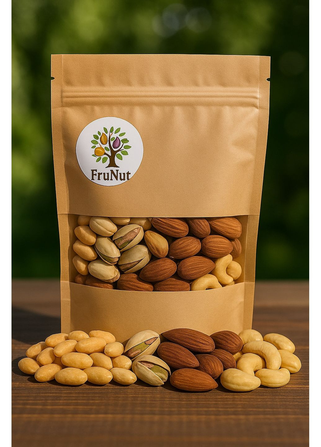 Класичний солоний, (Арахіс смажений солоний, Фісташки, Мигдаль смажений, Кеш’ю) 400 г FruNut (364926797)