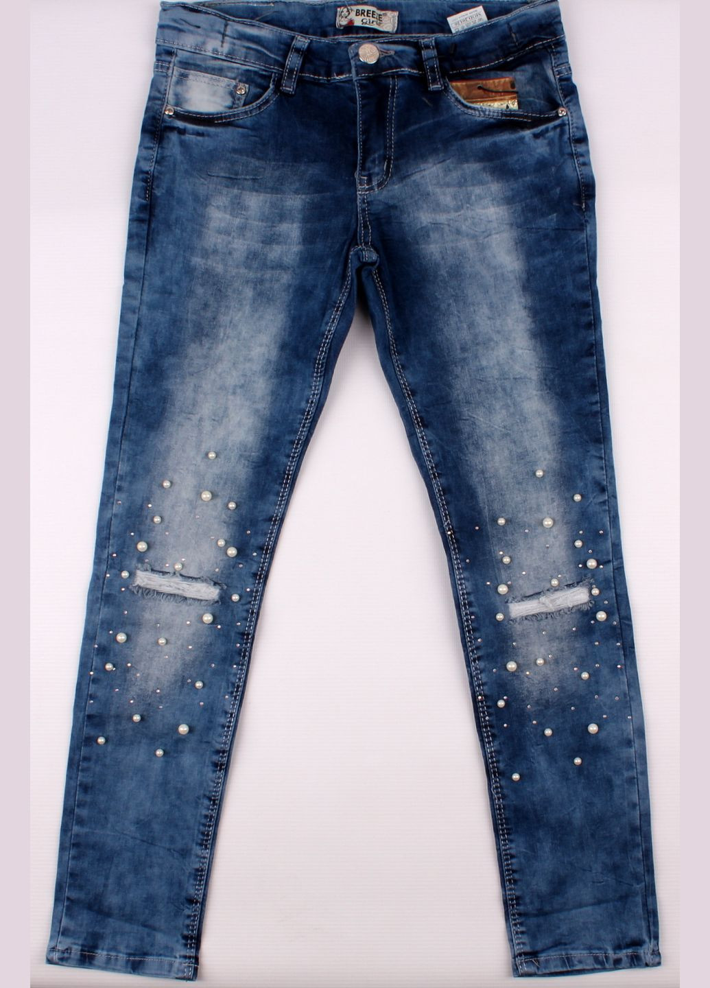 Голубые демисезонные брюки Breeze