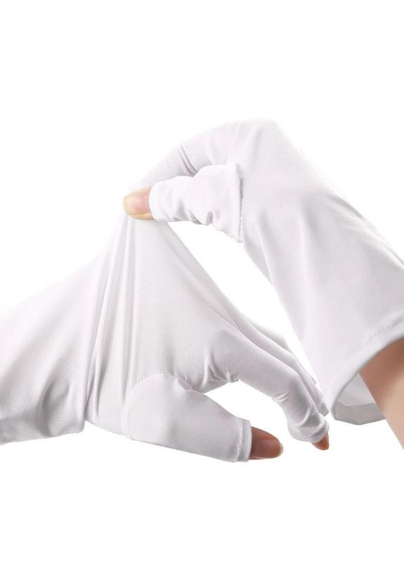 Защитная Перчатка от УФ-лучей для Работы с Гель Лаком в УФ Лампе 2 Пары - Предотвращает Старение Кожи Рук 2 Пары (51230730) Clefers (300694499)