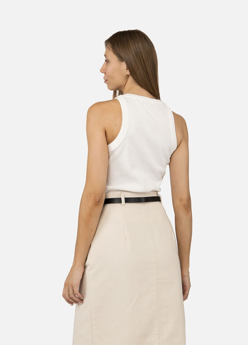 Жіноча майка колір білий CB-00253772 DRA COLLECTION — 319068870