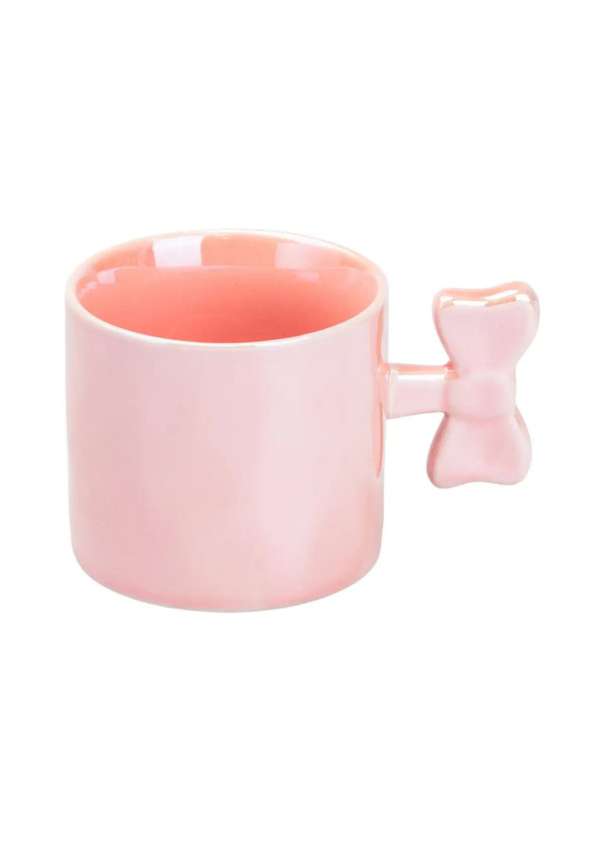 Чашечка керамическая Serious Life 350 мл, розовый TS Kitchen (323160046)