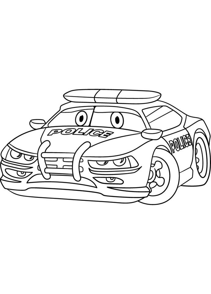 Роспись по холсту "Полицейская машинка" 15072-AC 25х30 см Art Craft (302367813)