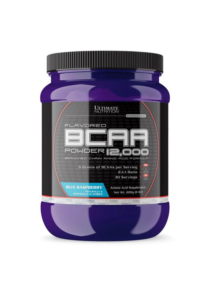 Амінокислоти BCAA 12,000 228 г, Blue Raspberry Ultimate Nutrition (304268253)