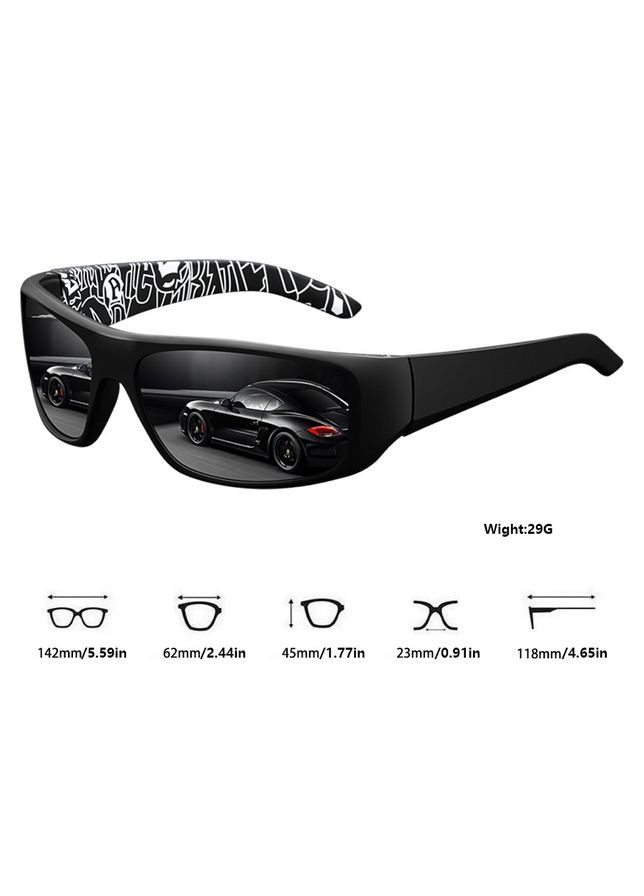 Солнцезащитные очки Pattern Blue sun glasses 1055 LANMO No Brand (361893948)