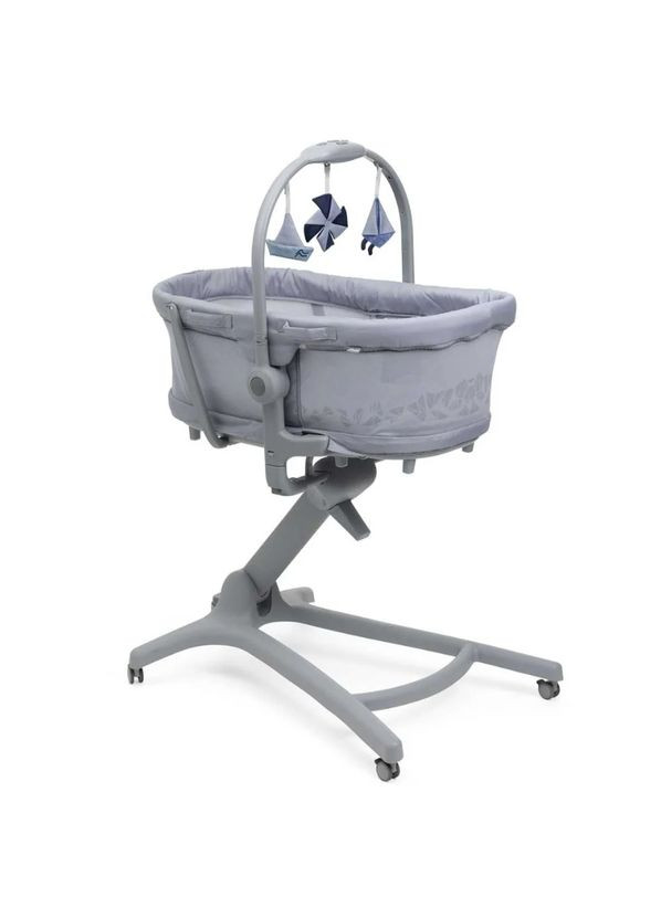 Кроватка-стульчик 5 в 1 Baby Hug Pro, серая Chicco (297869568)