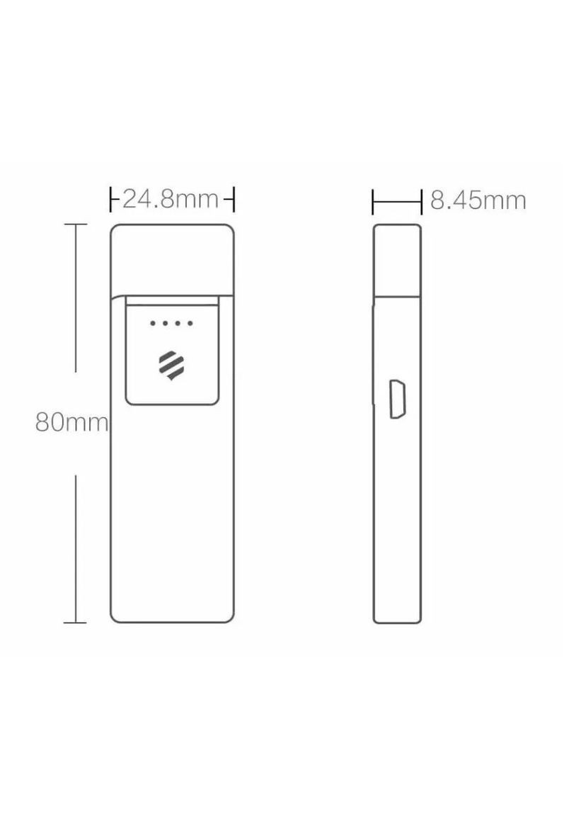 Акумуляторна запальничка Jifeng UltraThin Rechargeable Lighter Jiffy (293347002)