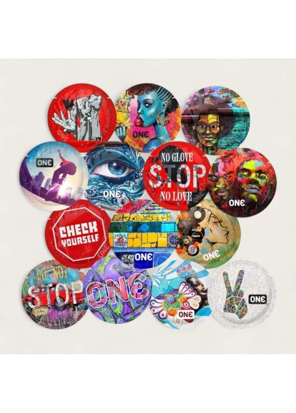 Презерватив Street Art Collection 1 шт. One (311604050)