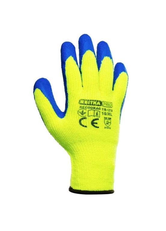 Захисні рукавиці PRO Recodrag Wintergrip Industrial (XL/ ) утеплені з латексним покриттям (24270) КВІТКА (318092985)