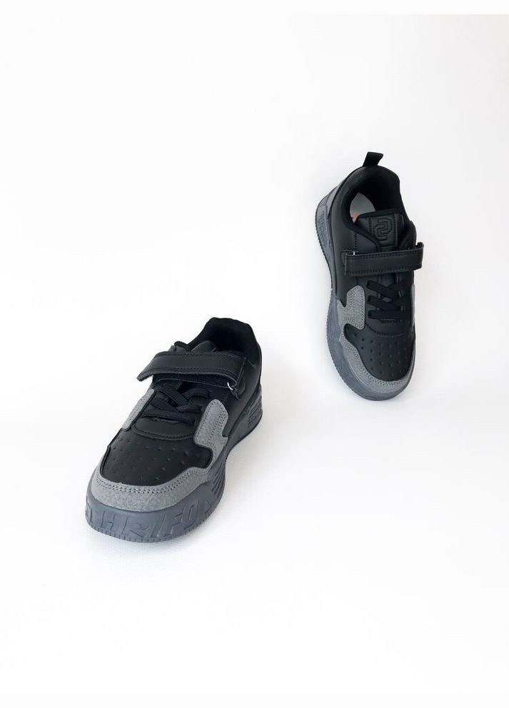 Чорні дитячі текстильні кросівки 24 р 14,7 см червоний артикул с29 Jong Golf
