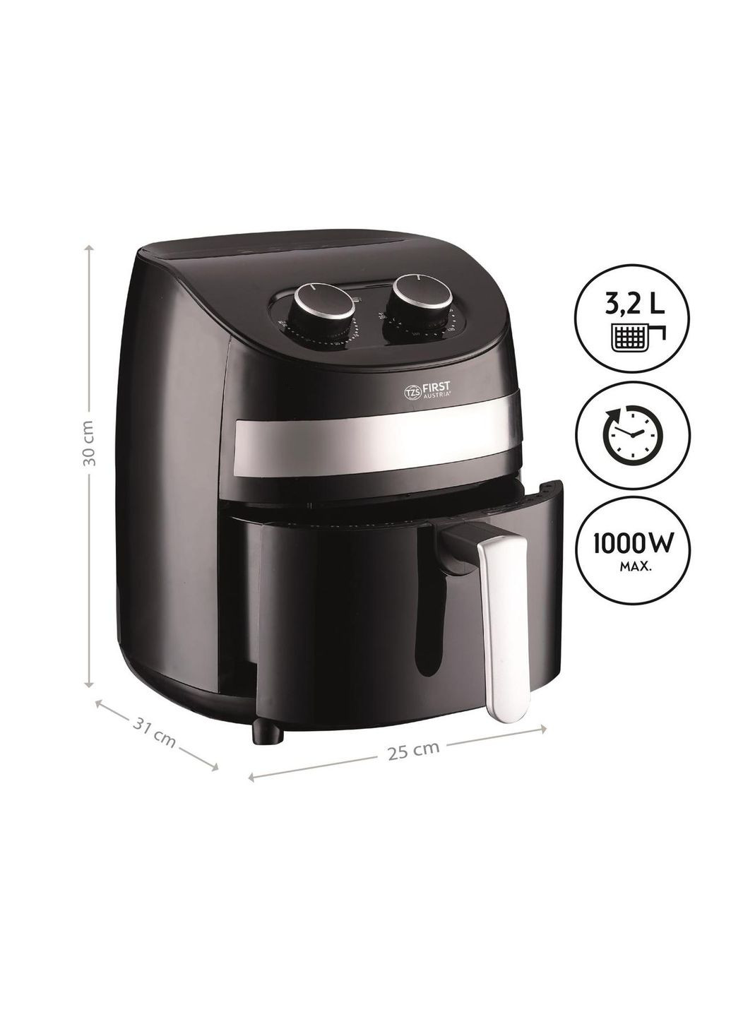 Аэрофритюрница (фритюрница электрическая) (FA-5053-2) First Austria (357206675)