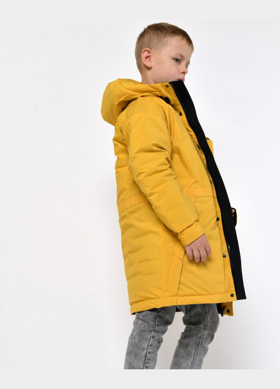 Жовта зимня зимова парка для хлопчиків від 6 до 17 років X-Woyz