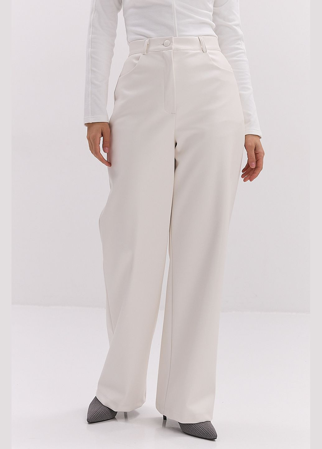 Женские прямые брюки из кожзама Arjen (315065875)