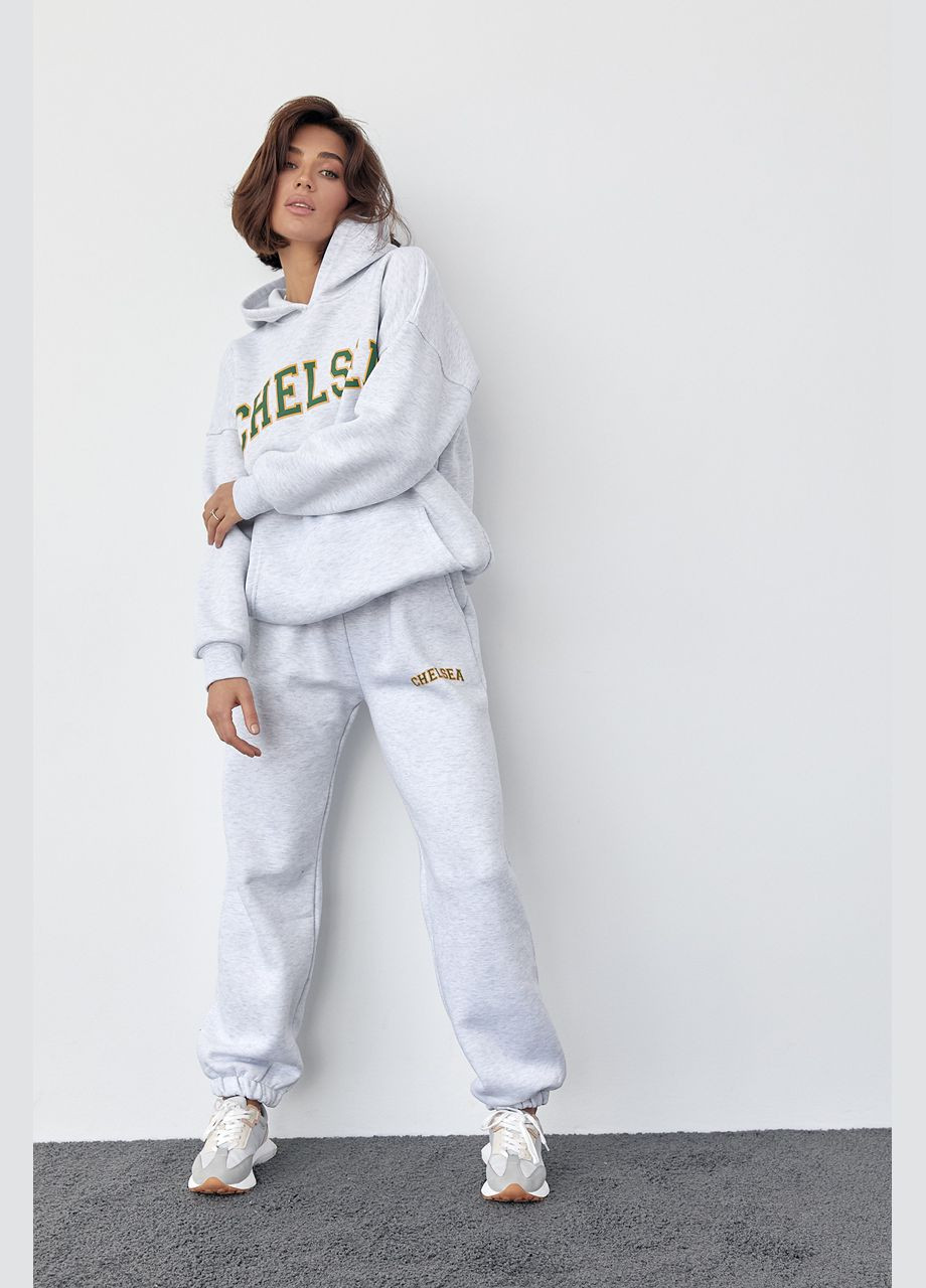 Жіночий спортивний костюм на флісі з принтом Chelsea Liton (296909050)