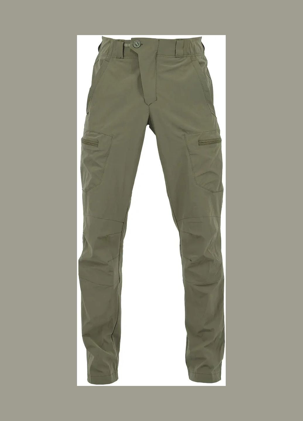 Зеленые демисезонные брюки No Brand