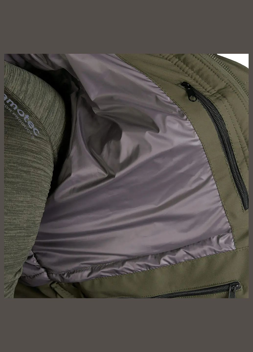 Зеленая демисезонная куртка patrol system 2.0.twill Camotec