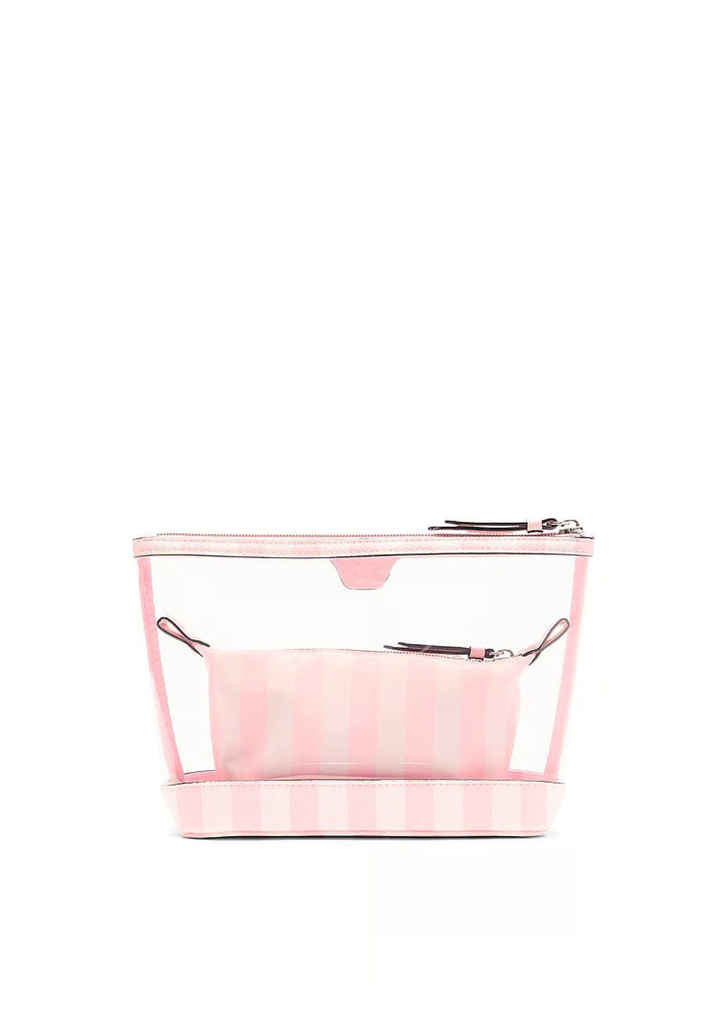 Косметичка 2 в 1 розовая в полоску Victoria's Secret (316207884)