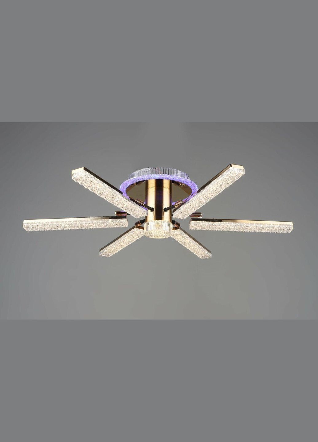 Люстра светодиодная акриловая B YH1005/6 GD+BK 76W Sirius (342070599)