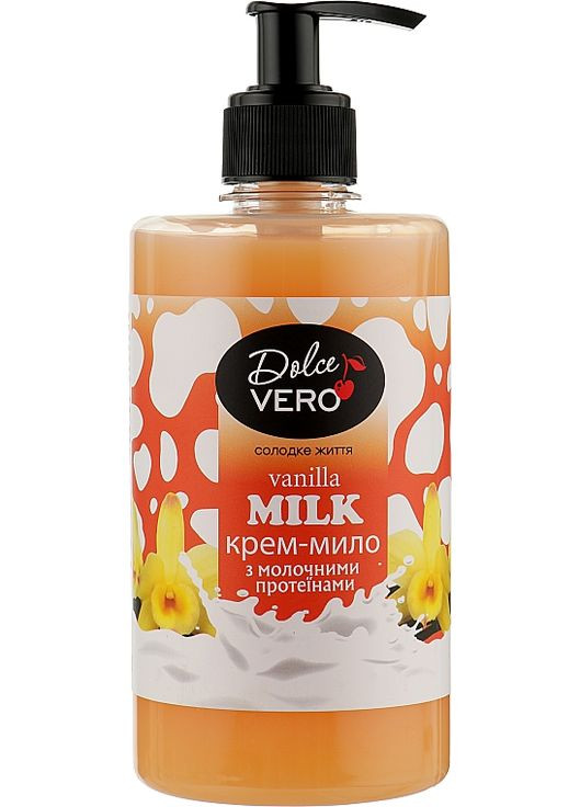 Жидкое крем-мыло с молочными протеинами Vanilla Milk 500ml (938647-46218) Dolce Vero (368620319)