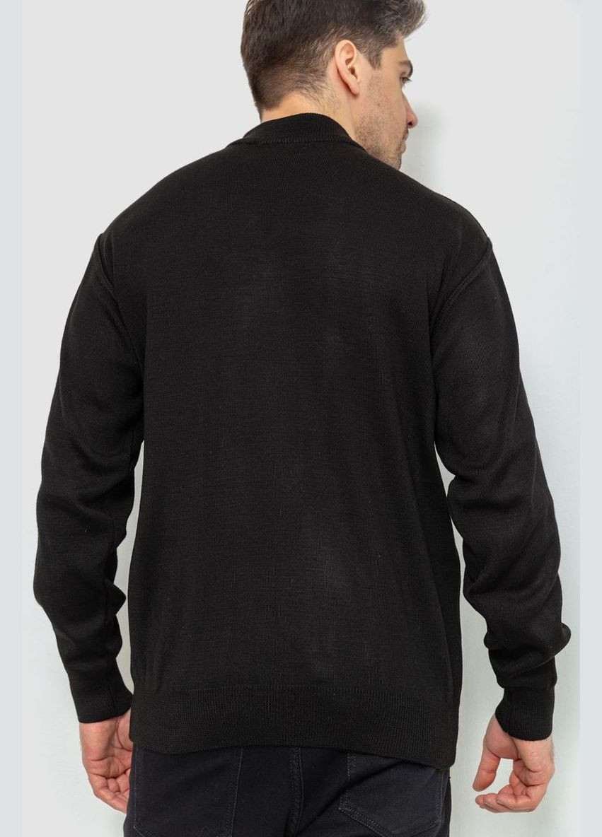 Черный зимний свитер мужской, цвет бежевый, Ager